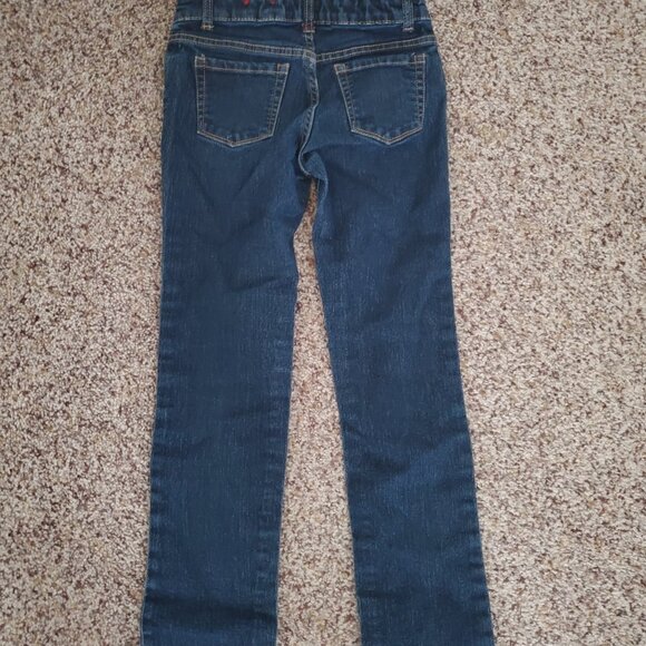 Girls Arizona Straight Blue Jeans with adjustable bands, Size 10 - Picture 5 of 5
